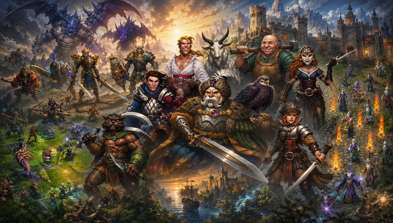 Vorschau von Rise of Cultures, Hordes.io, LordsWM und Therian Saga